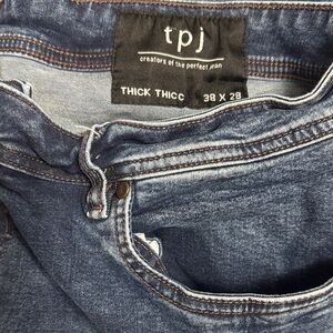 TPJ Men's Classic Bootcut Jeans - Dark Blue